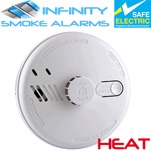 Ei 140S Mains Heat Alarm With Battery Back Up