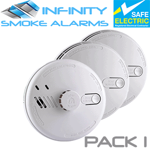 Package One - 2 x Smokes and Heat Mains With Battery