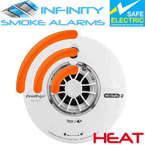 Fire Angel Wi Heat Battery 10 Year Life Alarm RF